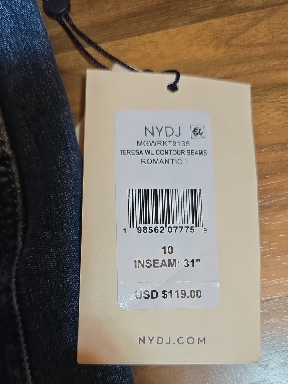 NYDJ Teresa Wide Leg Jeans - Romantic Indigo - Picture 8 of 16